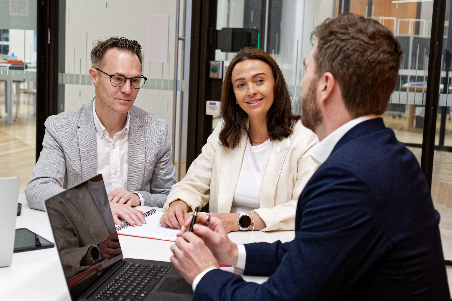 BlockByte Capital advisers walking a client through their digital asset estate plan